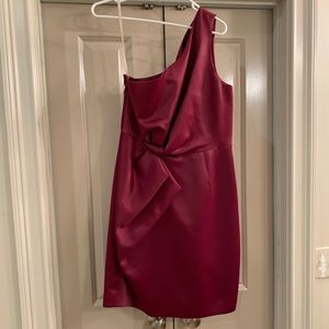 Halston Heritage one shoulder dress